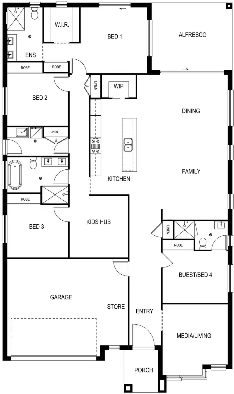 Floorplan of Homely house listing, Address available on request