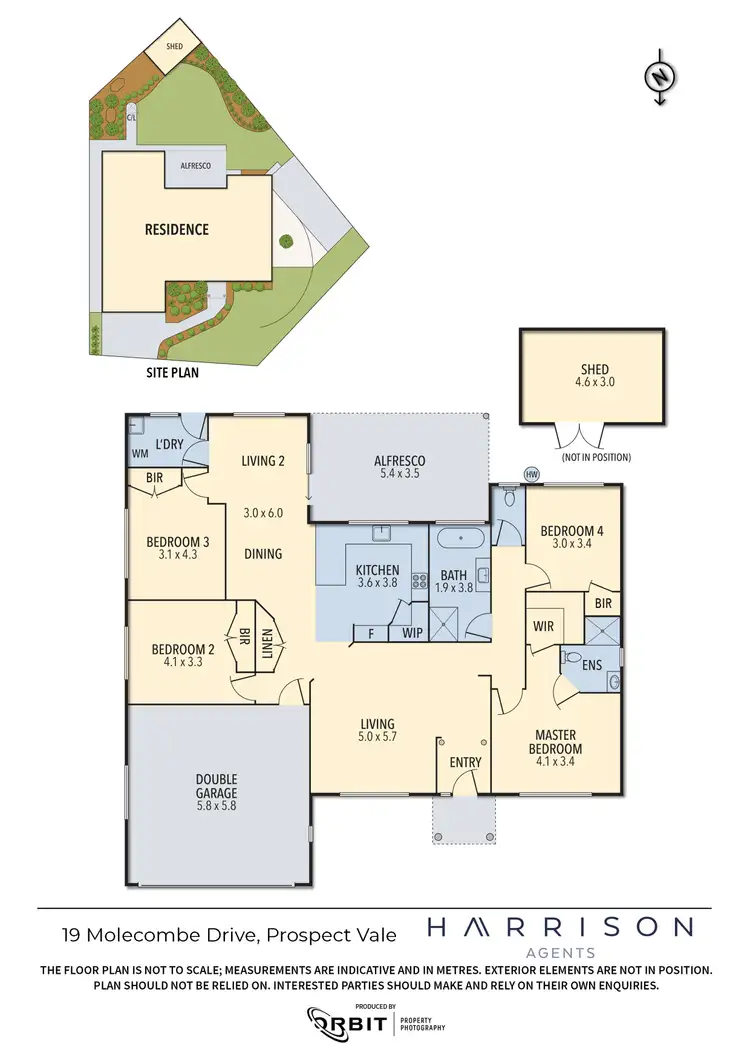 Floorplan of Homely house listing, 19 Molecombe Drive, Prospect Vale TAS 7250