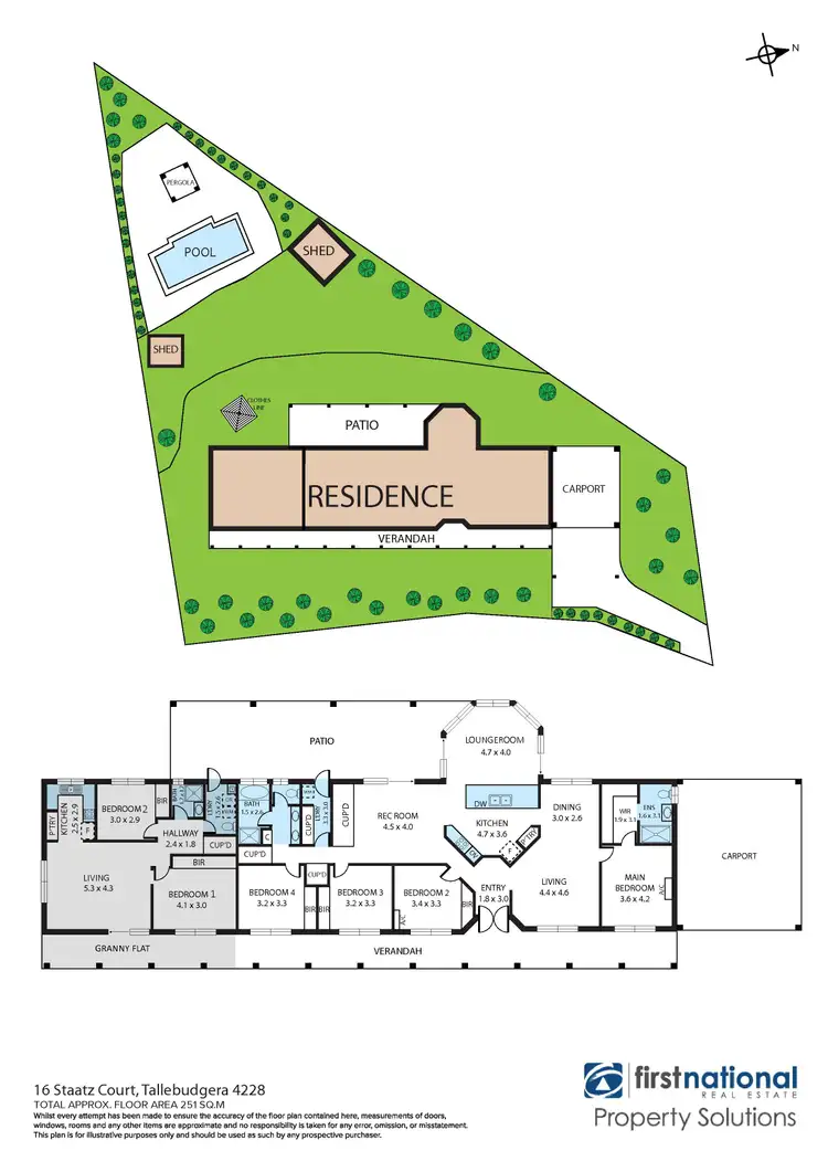 Floorplan of Homely house listing, 16 Staatz Court, Tallebudgera QLD 4228