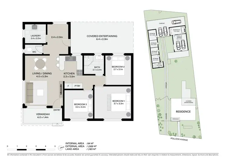 Floorplan of Homely house listing, 16-18 Pollock Avenue, Wyong NSW 2259