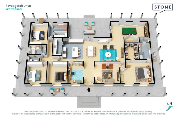 Floorplan of Homely house listing, 7 Wedgetail Drive, Whittlesea VIC 3757