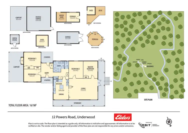 Floorplan of Homely rural property listing, 12 Powers Road, Underwood TAS 7268