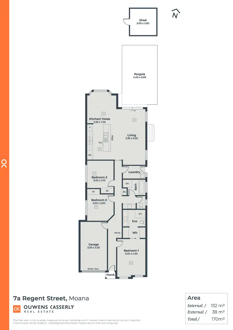 Floorplan of Homely house listing, 7a Regent Street, Moana SA 5169