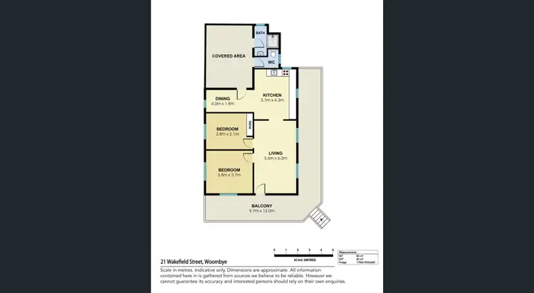 Floorplan of Homely house listing, 21 Wakefield Street, Woombye QLD 4559