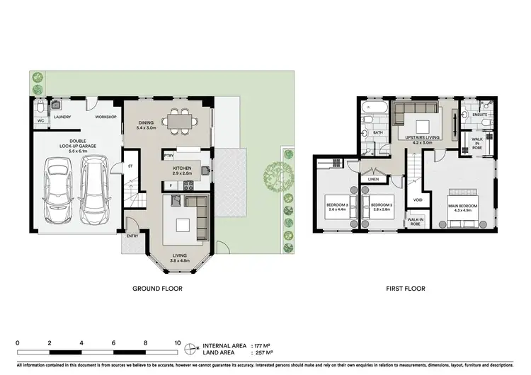 Floorplan of Homely townhouse listing, 10/63 Burns Road, Ourimbah NSW 2258