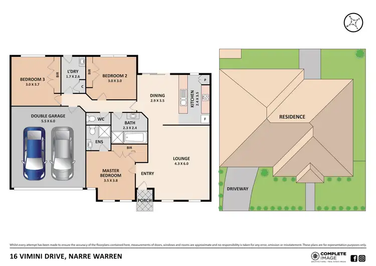 Floorplan of Homely house listing, 16 Vimini Drive, Narre Warren VIC 3805