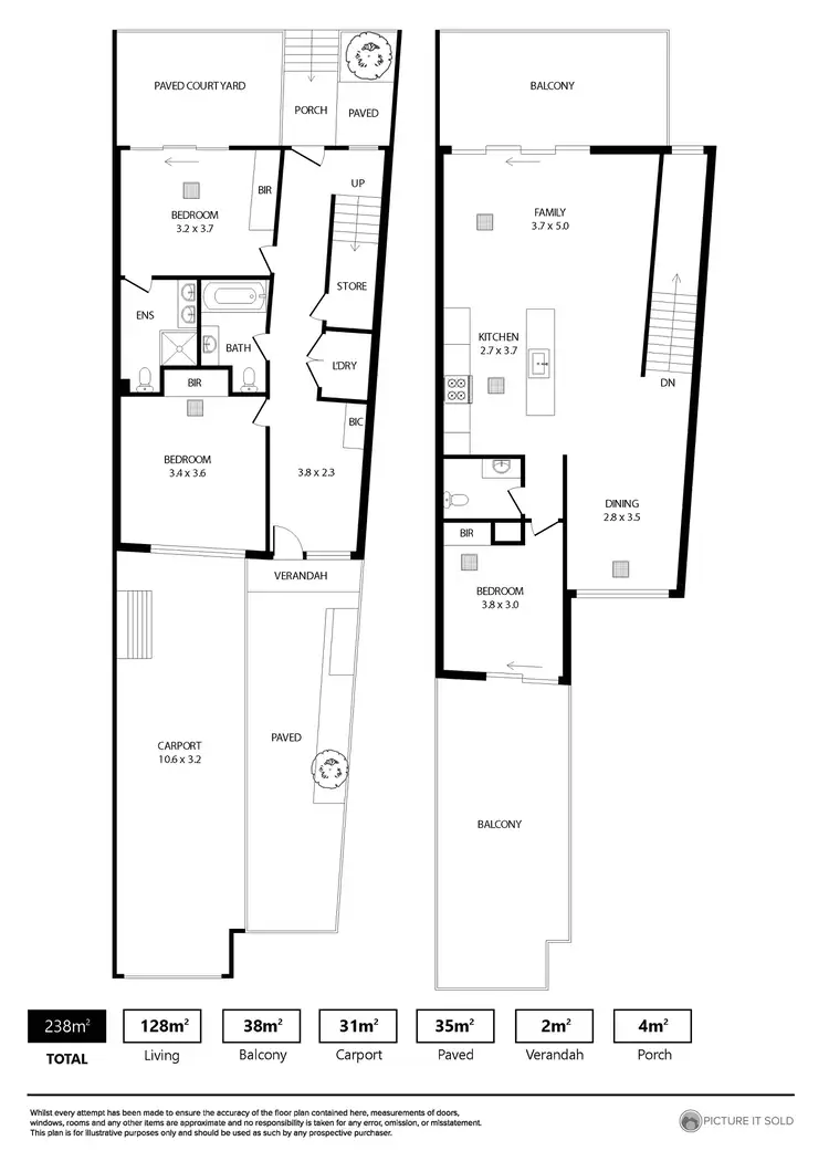 Floorplan of Homely townhouse listing, 4 Yao Cove, New Port SA 5015