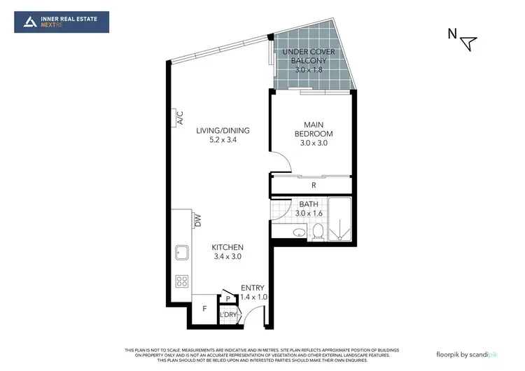 Floorplan of Homely apartment listing, 1415/677 La Trobe Street, Docklands VIC 3008