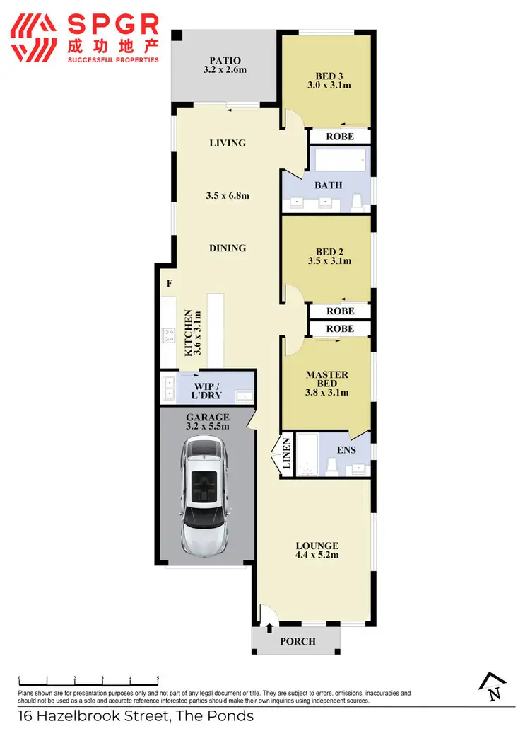 Floorplan of Homely house listing, 16/ Hazelbrook Street, The Ponds NSW 2769