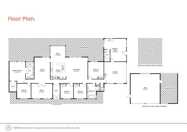 Floorplan of Homely rural property listing, 8 Thornbill Grove, Thornton NSW 2322