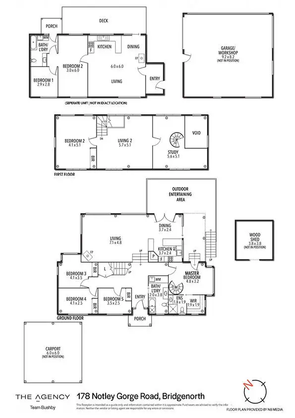 Floorplan of Homely house listing, 178 Notley Gorge Road, Bridgenorth TAS 7277