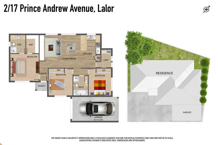 Floorplan of Homely unit listing, 2/17 Prince Andrew Avenue, Lalor VIC 3075
