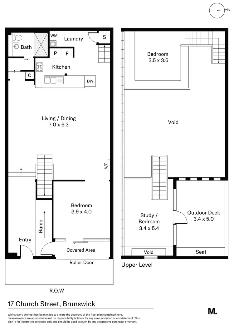 Floorplan of Homely house listing, 17 Church Street, Brunswick VIC 3056
