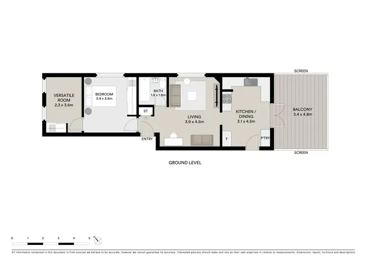 Floorplan of Homely apartment listing, 3/109 Carrington Road, Coogee NSW 2034