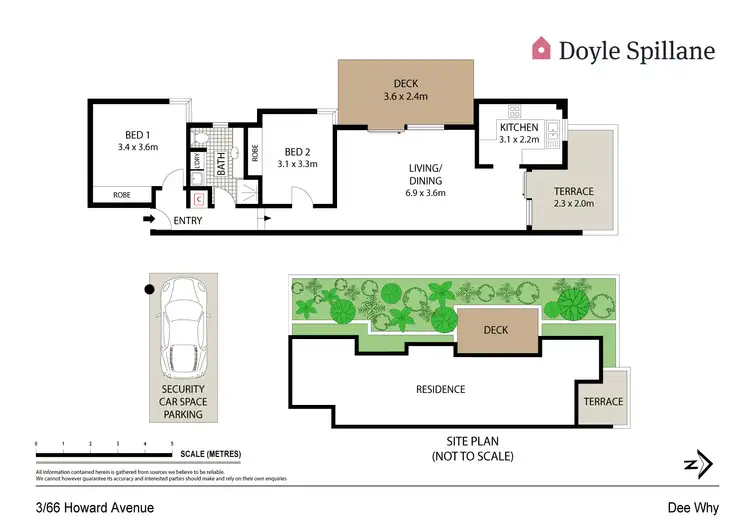 Floorplan of Homely apartment listing, 3/66 Howard Avenue, Dee Why NSW 2099