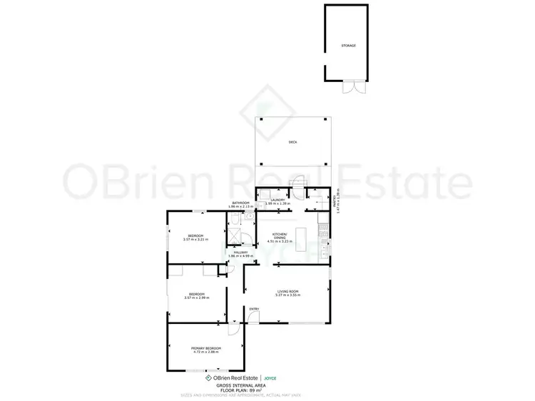 Floorplan of Homely house listing, 35 Burke Street, Wangaratta VIC 3677
