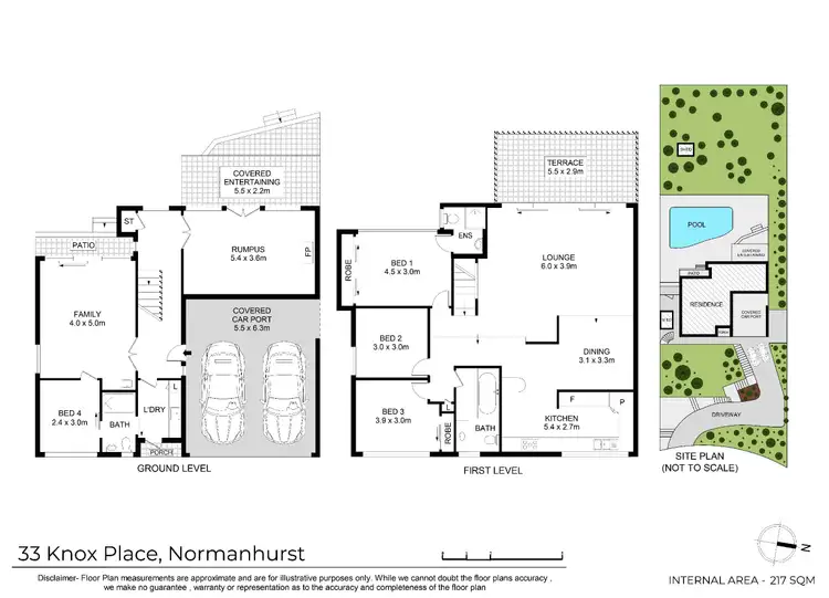 Floorplan of Homely house listing, 33 Knox Place, Normanhurst NSW 2076