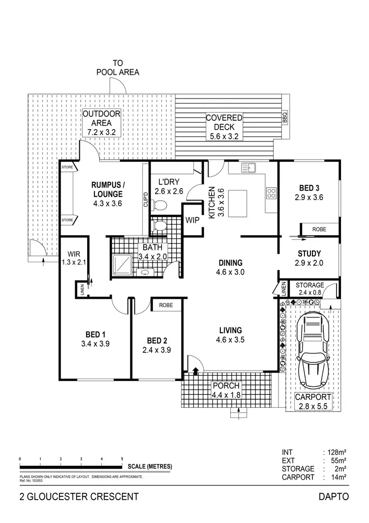 Floorplan of Homely house listing, 2 Gloucester Crescent, Dapto NSW 2530