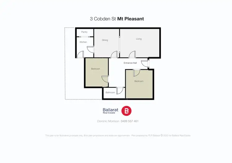 Floorplan of Homely house listing, 3 Cobden Street, Mount Pleasant VIC 3350
