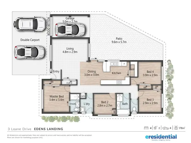 Floorplan of Homely house listing, 3 Loane Drive, Edens Landing QLD 4207