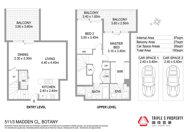 Floorplan of Homely apartment listing, 511/3 Madden Close, Botany NSW 2019