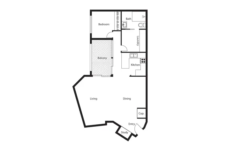 Floorplan of Homely unit listing, 39/2 Eileen Good Street, Greenway ACT 2900