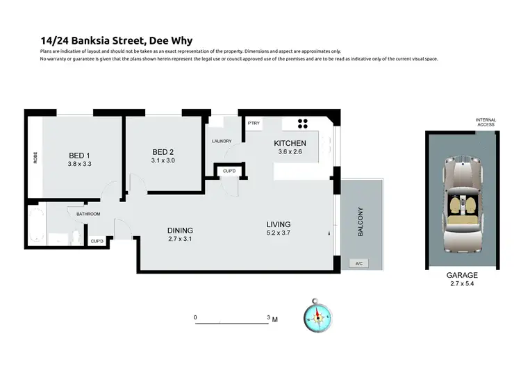 Floorplan of Homely apartment listing, 14/24 Banksia Street, Dee Why NSW 2099