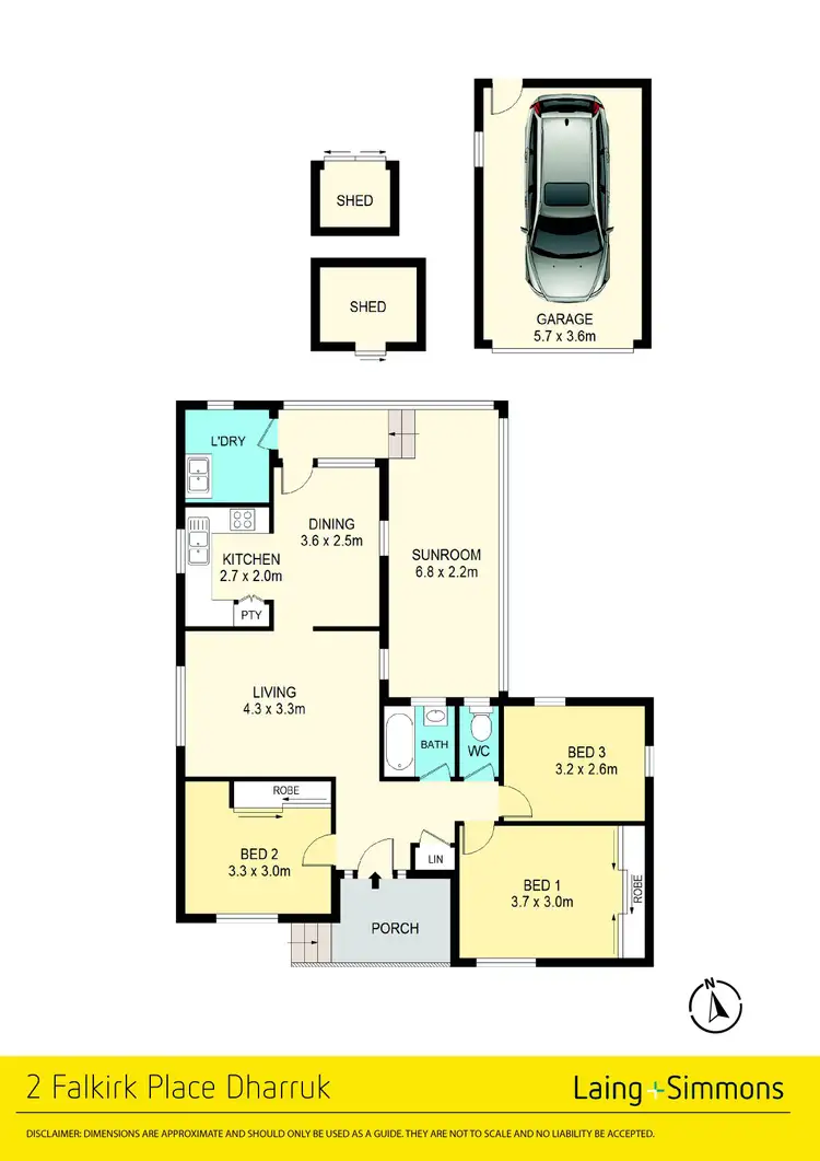 Floorplan of Homely house listing, 2 Falkirk Place, Dharruk NSW 2770