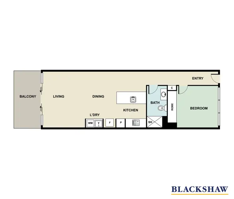 Floorplan of Homely apartment listing, 506/4 Anzac Park, Campbell ACT 2612