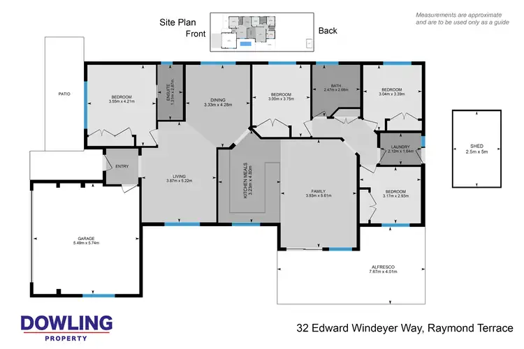 Floorplan of Homely house listing, 32 Edward Windeyer Way, Raymond Terrace NSW 2324
