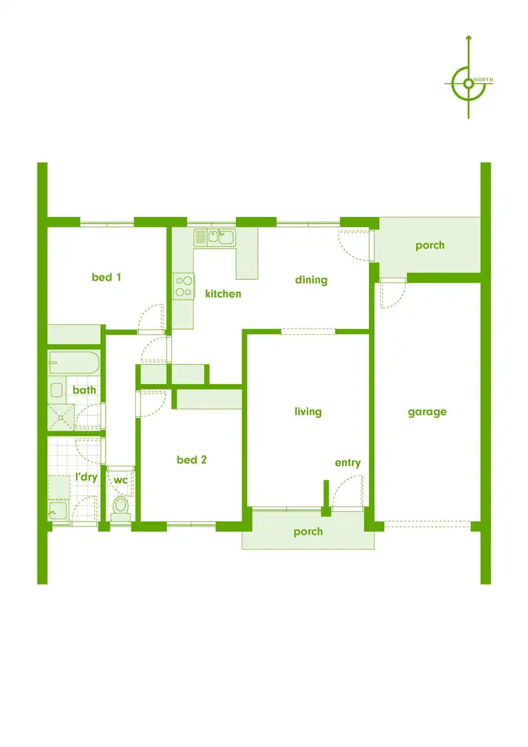 Floorplan of Homely townhouse listing, 14/53 Ashby Circuit, Kambah ACT 2902