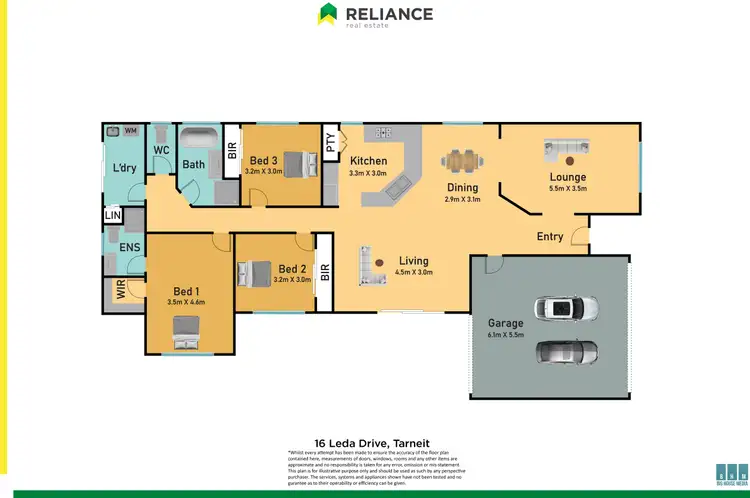Floorplan of Homely house listing, 16 Leda Drive, Tarneit VIC 3029