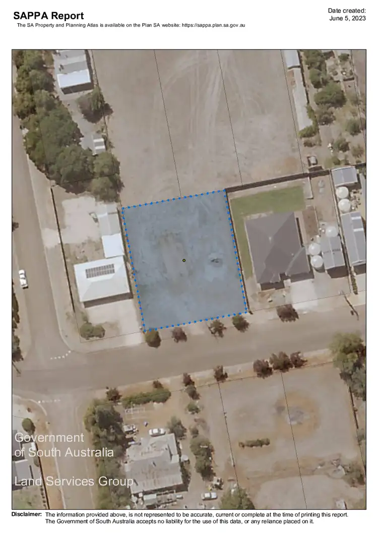 Floorplan of Homely land listing, 32 Henry Street, Auburn SA 5451