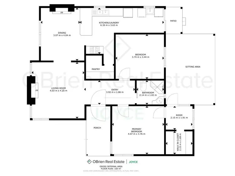 Floorplan of Homely house listing, 2 Floyd Ave, Wangaratta VIC 3677