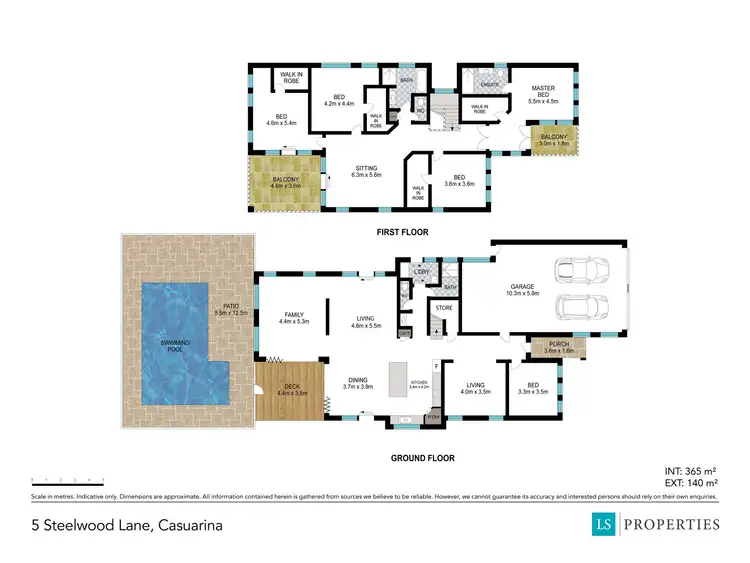 Floorplan of Homely house listing, 5 Steelwood Lane, Casuarina NSW 2487