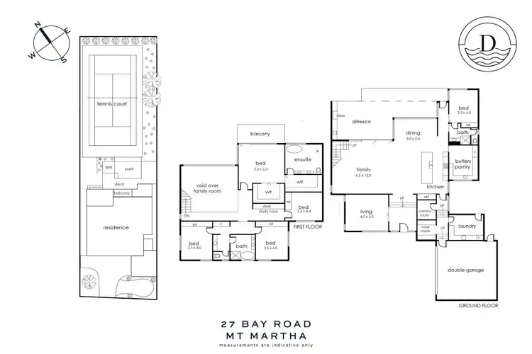 Floorplan of Homely house listing, 27 Bay Road, Mount Martha VIC 3934