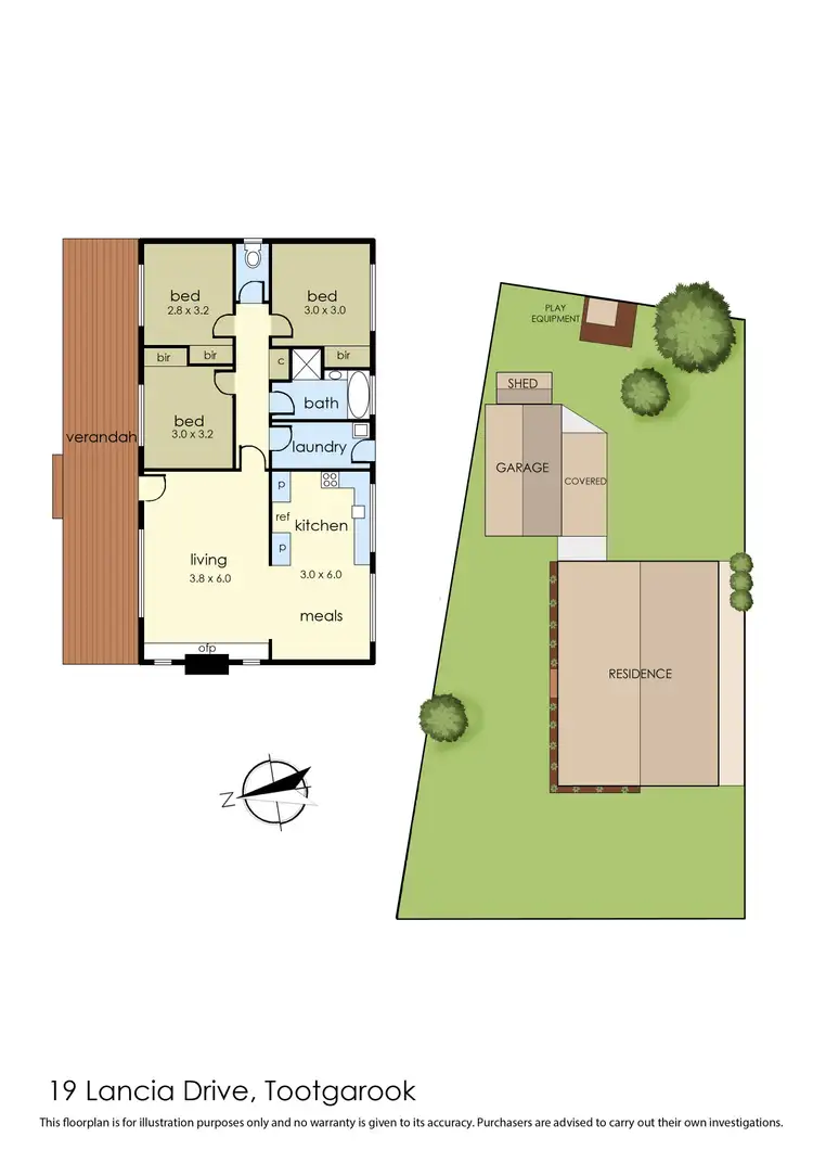 Floorplan of Homely house listing, 19 Lancia Drive, Tootgarook VIC 3941