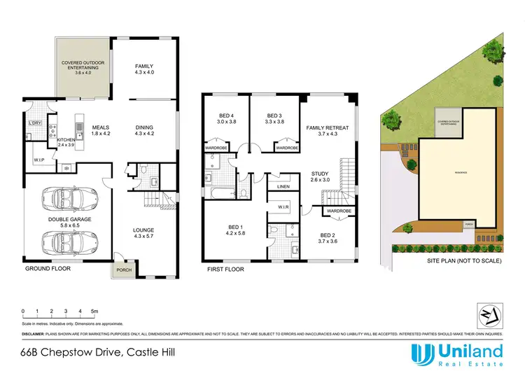 Floorplan of Homely house listing, 66B Chepstow Drive, Castle Hill NSW 2154