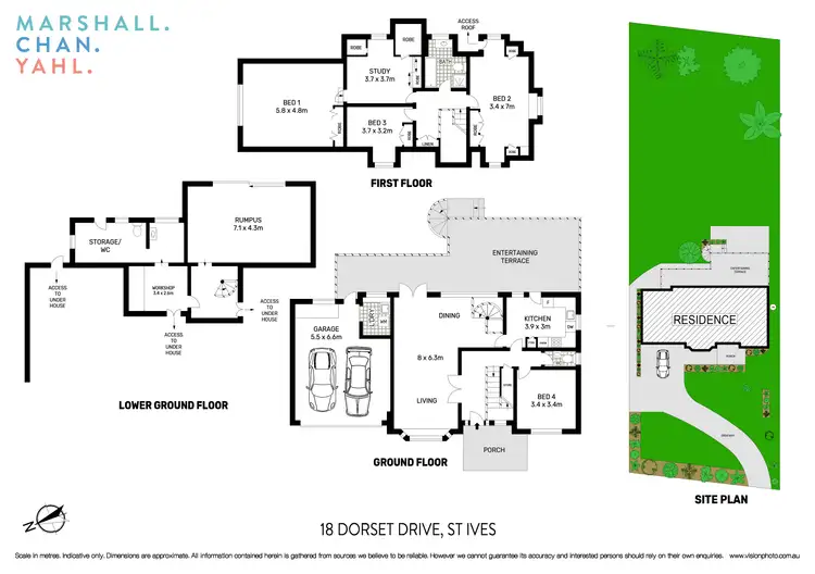 Floorplan of Homely house listing, 18 Dorset Drive, St Ives NSW 2075