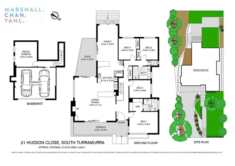 Floorplan of Homely house listing, 21 Hudson Close, Turramurra NSW 2074