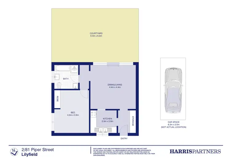 Floorplan of Homely unit listing, 2/81 Piper Street, Lilyfield NSW 2040