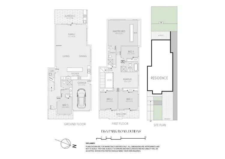 Floorplan of Homely semi-detached listing, 136D Park Road, Dundas NSW 2117