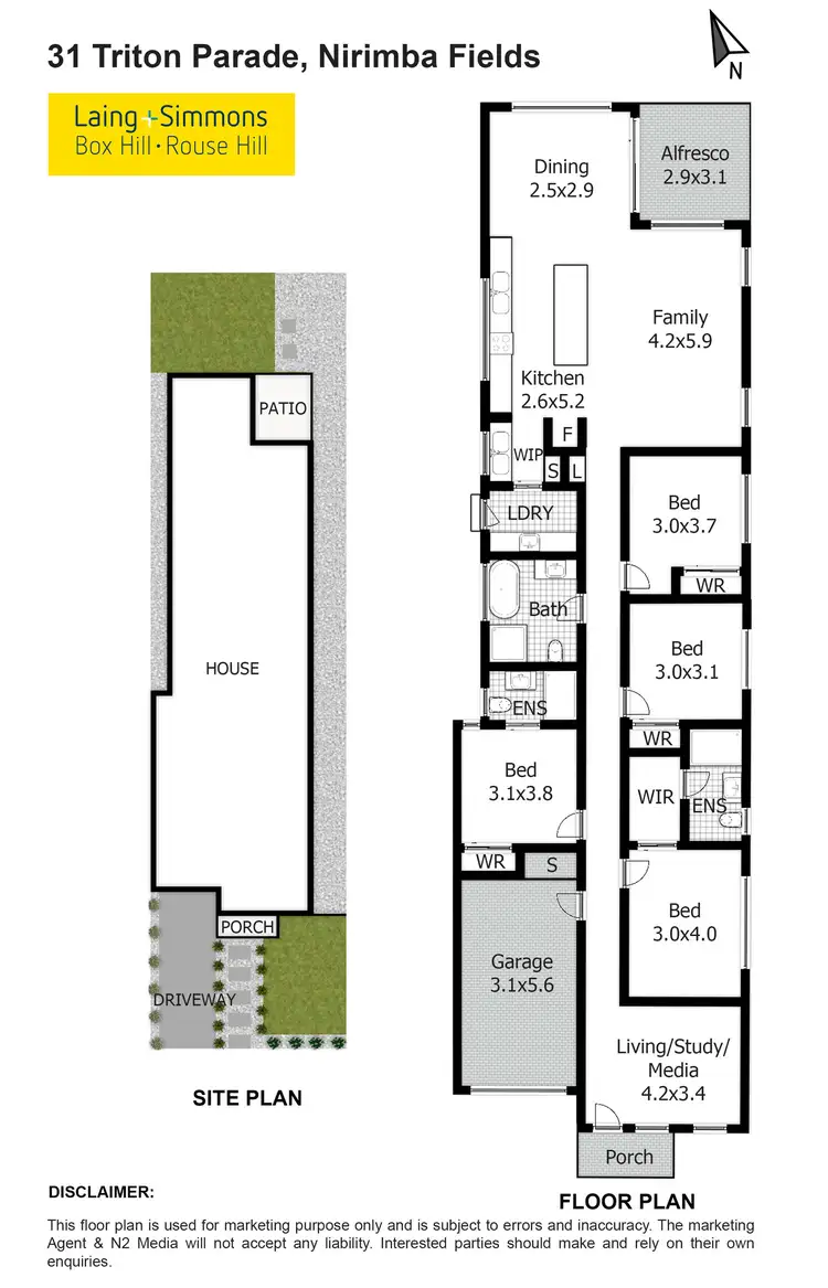 Floorplan of Homely house listing, 31 Triton Parade, Schofields NSW 2762