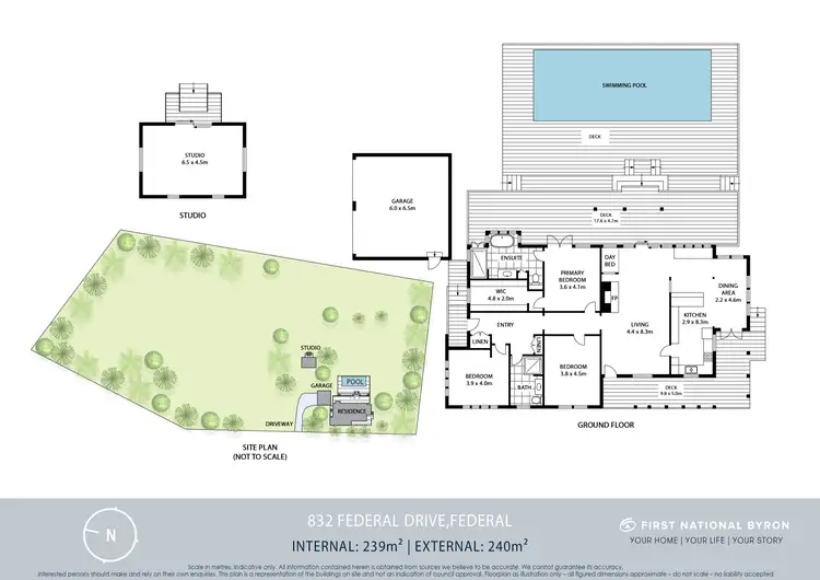 Floorplan of Homely house listing, 832 Federal Drive, Goonengerry NSW 2482