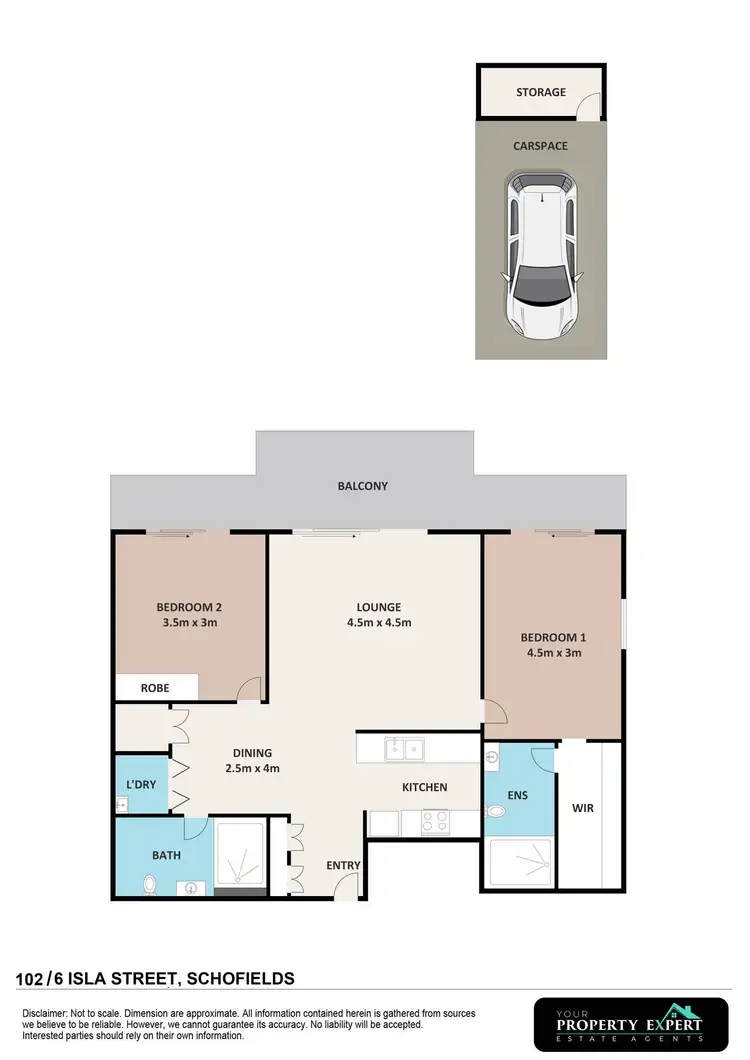 Floorplan of Homely unit listing, 102/6 Isla Street, Schofields NSW 2762