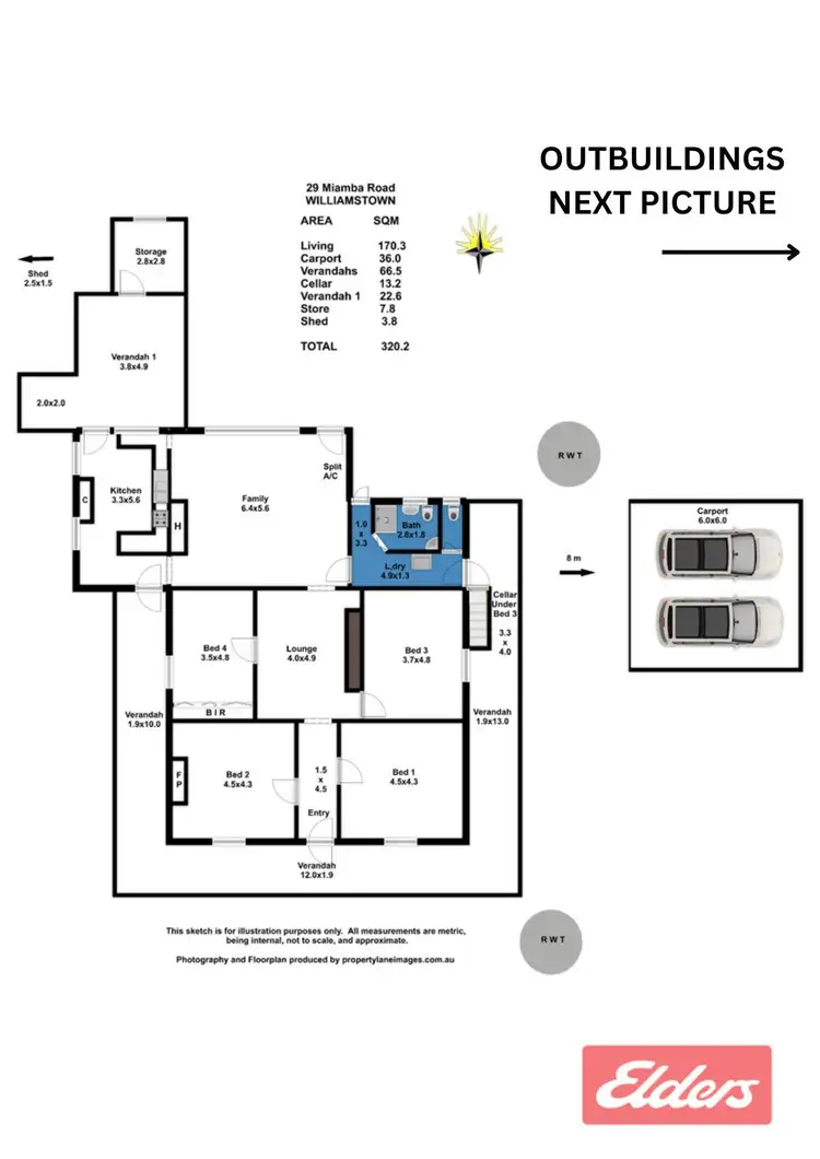 Floorplan of Homely house listing, 29 Miamba Road, Lyndoch SA 5351