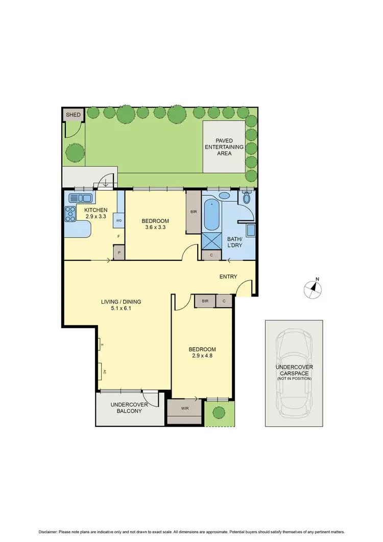 Floorplan of Homely unit listing, 4/949-953 Mt Alexander Road, Essendon VIC 3040