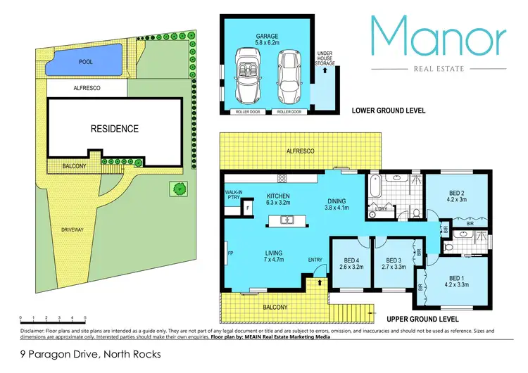 Floorplan of Homely house listing, 9 Paragon Drive, North Rocks NSW 2151