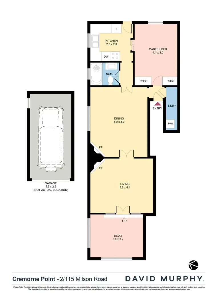 Floorplan of Homely apartment listing, 2/115 Milson Road, Cremorne Point NSW 2090