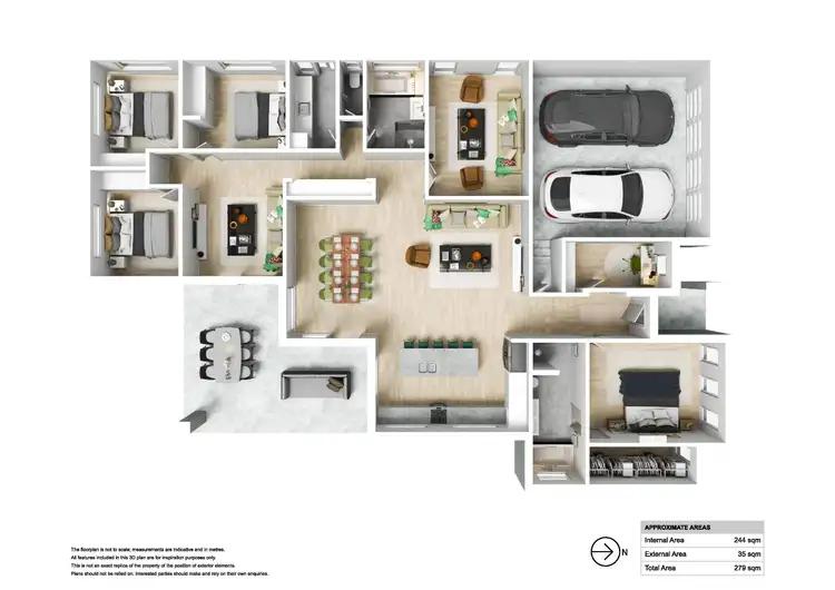 Floorplan of Homely house listing, 43 Waterside Drive, Fletcher NSW 2287